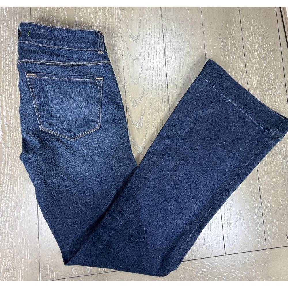 J Brand Jeans Womens 28 Blue‎ Dark Wash Flare Leg Stretch Denim California USA